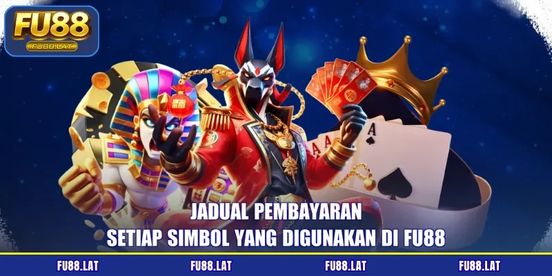 Jadual pembayaran setiap simbol yang digunakan di FU88
